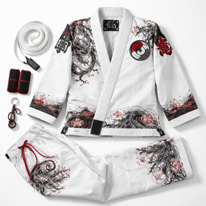 Venta al por mayor de kimonos de artes marciales personalizados para adultos, fabricante OEM, pedidos al por mayor directos de fábrica, transpirables y que absorben la humedad, 140g en la parte delantera. - Product Image 4
