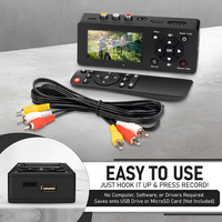 SoundBeast Video Capture Box 2.0, Escala la resolución a 1080P HD, Graba VCR VHS Hi8, Videocámaras, DVD, Video MP4 y Audio MP3
