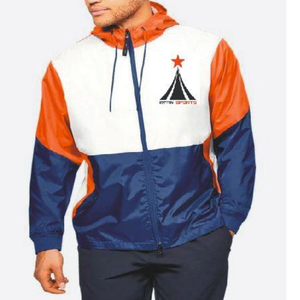 Custom Made Windbreaker Men <b>Women</b> Stretch <b>Jacket</b> Full Zipper <b>Fly</b> Zip Pocket with Adjustment Hood - Product Image 6