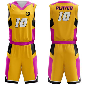 Uniforme de basket-ball dernier cri, faible MOQ, personnalisez votre propre uniforme de basket-ball, vêtements d'équipe sportive pour la vente en ligne - Product Image 1