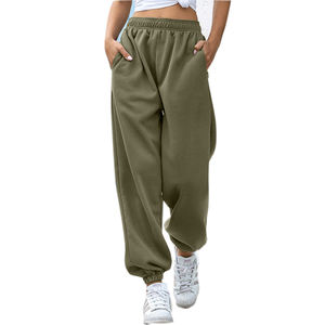 Pantalons de jogging décontractés pour femmes, en coton, coupe ample, à prix bas. Votre boutique unique pour tous types de vêtements. - Product Image 1