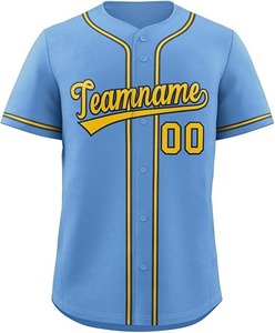 Camisetas de Béisbol Personalizadas con Impresión a Medida, Transpirables, Uniformes Deportivos con Nombre, Número y Espíritu de Equipo, Apoyo para Fans, Parte Delantera 100% Personalizada - Product Image 1