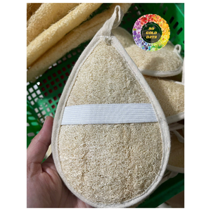 Éponge de loofah écologique entièrement naturelle, brosse de bain exfoliante longue, éponge de douche pour le corps, nettoyant, exfoliant, masseur de bain, pour la vaisselle - Product Image 6