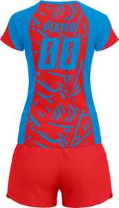 Tenue de volley-ball SpikeStorm Pro AeroSpike Elite, kit de volley-ball ThunderHit Premium, 100 % polyester, impression par sublimation intégrale - Product Image 3