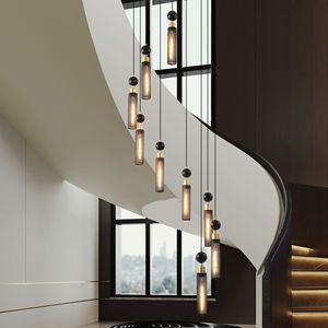 Lampadario moderno lampadario a 9 luci industriali oro nero regolabile plafoniera a soffitto in Mesh per soggiorno - Product Image 2