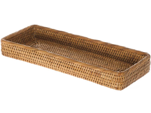 Plateau de service rectangulaire en bois de luxe, fait main, écologique, pour fruits, salades, en-cas, desserts, idéal pour la maison, au meilleur prix - Product Image 2