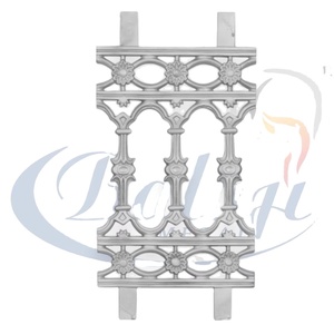Grille de balcon moderne Super Shot Blast en fonte robuste sans cadre, réglable, résistante à la rouille, pour garde-corps d'escalier de balcon, clôture Ga... - Product Image 4
