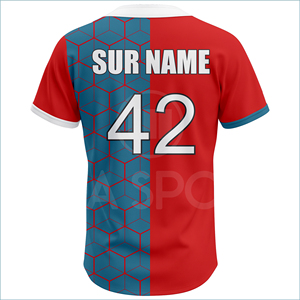 Unique Custom Printed <b>Baseball</b> Uniform Jersey Set Private Label Low MOQ Quick Delivery Breathable 100% Polyester Sportswear - Product Image 3