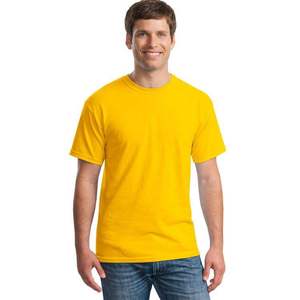T-shirt personnalisé en coton 100% de qualité supérieure pour hommes, logo personnalisé OEM, t-shirt en coton à col rond, vente en gros, coton lourd unisexe - Product Image 3