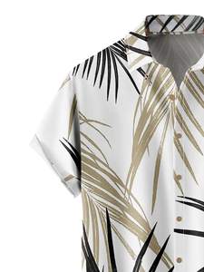 Camiseta de Hombre, 150 Gramos, Transpirable, 100% Algodón, Tejido de Punto, Corte Holgado, Estilo Cuadrado, Antiarrugas - Product Image 5