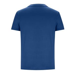 เสื้อยืดคอกลมโอเวอร์ไซส์ลำลองสำหรับผู้ชายไซส์ใหญ่ ผ้าเจอร์ซีย์ถักลายบล็อกสี 100% ผ้าฝ้าย แขนสั้น มีกระเป๋า เป็นมิตรกับสิ่งแวดล้อม - Product Image 6