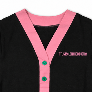   Sweat-shirts à col en V personnalisés de haute qualité avec lettres et logos d'universités pour hommes et femmes - Product Image 2