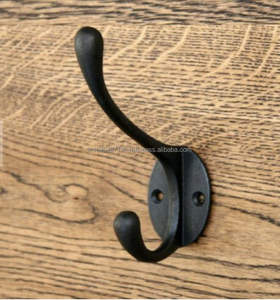 <b>Heavy</b> <b>duty</b> iron wall mounted hooks with rustic finishing for holding daily accessories in modern rustic homes - Product Image 6