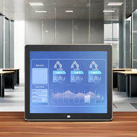 Moniteur LCD à écran tactile industriel IEI 17 pouces avec caméra intégrée IP65 pour Recognition_DM2-170 faciale AI