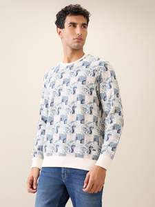 Sweat-shirt brodé pour homme, vêtements décontractés, fabriqué au Pakistan, coton mélangé de qualité supérieure, pour adultes - Product Image 6