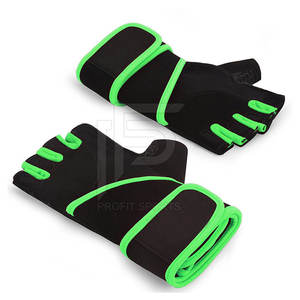 Guantes de Gimnasio sin Dedos con Agarre Extra, Guantes de Fitness para Levantamiento de Pesas con Protección Mejorada en la Palma y Soporte para Muñecas para Deportes - Product Image 4