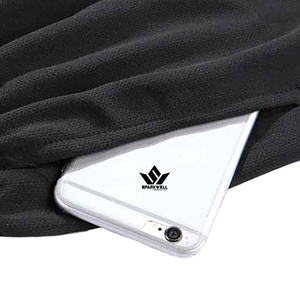 Ensemble de maillot de tennis pour homme MAYLURNA, rouge et noir, col en V, manches courtes, polyester sublimé, évacuation de l'humidité, coupe athlétique, toutes saisons - Product Image 3