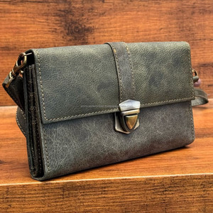 Nouveau concepteur femmes de luxe en cuir véritable grand bandoulière épaule pochette sac à main et porte-carte portefeuilles mode Style sacs à main - Product Image 4