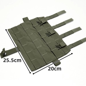 Poche tactique avant vert olive compatible Molle, accessoire détachable fabriqué au Vietnam - Product Image 6