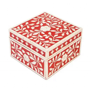 Hoàng gia decore Mart của kinh tế đồ trang sức sang trọng tổ chức rất giá rẻ giá Lạc Đà xương Inlay hình chữ nhật đính Hộp quà tặng - Product Image 1