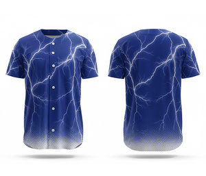 Fabricante de Uniformes de Béisbol Personalizados para Escuelas y Clubes, Jersey con Logotipo y Números Personalizados |   Base de Poliéster Transpirable - Product Image 1