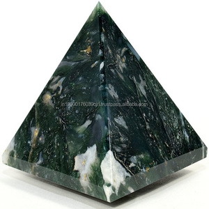 Meilleure vente artisanat de cristaux de pierre d'agate naturelle polie pour la pyramide de guérison d'agate d'arbre de méditation - Product Image 4