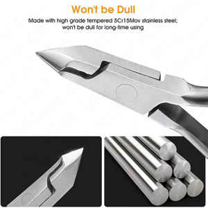 Kit de Manucure 3 Pièces en Acier Inoxydable Titane Personnalisé avec Étiquette Privée, Pince à Cuticules, Repousse-Cuticules, Grattoir à Ongles – Outil OEM en Gros - Product Image 5