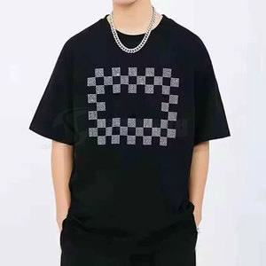 Camisetas con Pedrería, Cómodas para Uso Diario, con Diseño Brillante, Camisetas con Pedrería, Moda Sencilla - Product Image 5