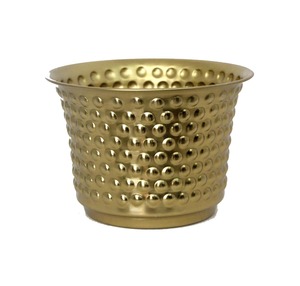 Contemporary Customized Planter <b>Pot</b> with Decorative Perforated Border for Home Garden Styling - Product Image 1