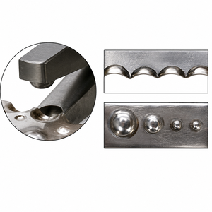 Pince à embosser Dimple Mashing 3mm ou 4mm ou 5mm, outil de formage de métaux pour bijoux ZetomedPro - Product Image 3