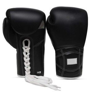 Guantes de Boxeo Profesionales de Último Diseño, con Cordones, de Cuero Puro, para Sparring y Golpeo, de Buena Calidad, con Logotipo Personalizado - Product Image 6