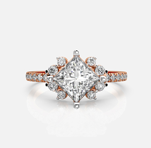 Anillo de Diamantes Starlight con Corte Princesa de 1.00 Quilates - Product Image 1