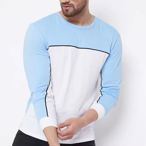 เสื้อยืดแขนยาวแบบยูนิเซ็กซ์สำหรับผู้ชาย ผ้าฝ้ายถัก 100% ด้านหน้าเรียบง่าย สวมใส่สบาย ระบายอากาศได้ดี เนื้อผ้านุ่ม เสื้อแขนยาวเต็มตัว - Product Image 6
