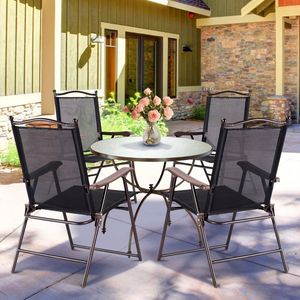 Set di 2 Sedie Pieghevoli Leggere per Patio, Spiaggia, Campeggio e Giardino - Product Image 4