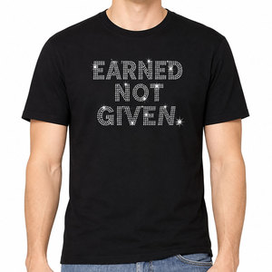 T-shirt en coton 100% avec strass, style tendance, vêtements de mode haut de gamme, design de logo personnalisé, prix de gros d'usine - Product Image 1
