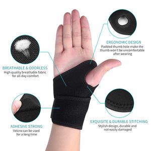 Attelle de poignet pour le syndrome du canal carpien et l'arthrite – Support de poignet respirant et réglable avec compression pour soulager la douleur - Product Image 4