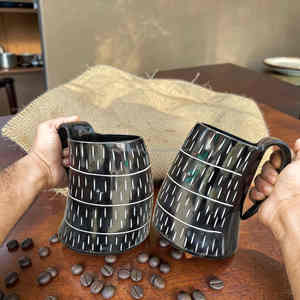 Jarra Vikinga de Cuerno de Buey de 600ml, Hecha a Mano y Pulida, para Cerveza, Sidra y Vino a Precio Económico - Product Image 4