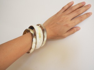 Super Luxury Large Customized Size Classic Polished Buffalo Horn Bangle New Style Handmade Fashion Jewellery Women's Handicraft - Product Image 5