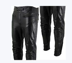 Pantalones de Cuero Vacuno para Hombre, Estilo Urbano, Rectos, de Alta Calidad con Bolsillos, Nueva Llegada, Gran Venta - Product Image 6