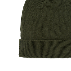 Bonnet en tricot doux 100% coton respirant, écologique, non toxique, avec pompon, couleur unie, hiver, pour bébé unisexe, style mignon - Product Image 5