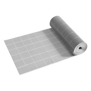 Tappeto Commerciale Antiscivolo in PVC 3 x 50 piedi, Tappeto Assorbiumidità per Aree Umide, Tappeto Anti-Schizzi con Drenaggio Acqua, Tappeto a Rotolo Cavo per Ingresso - Product Image 1