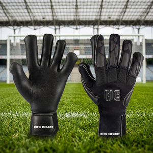 Gants de gardien de but adulte de meilleure qualité pour unisexe avec doublure en latex Griptec I Convient par tous les temps I Protection des buts de football - Product Image 3