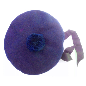 Gorro de Lana Acrílica Color Púrpura Balmoral, Gorro Escocés Balmoral Personalizado OEM ODM 2026 - Product Image 4