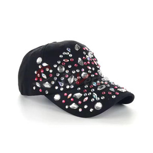 Gorras de Béisbol de Diseño Personalizado para Adultos, Gorras de Béisbol de Algodón con Pedrería para Hombre, Último Diseño - Product Image 6