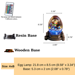 Lámpara de resina personalizada, lámpara de resina Snolax, luz nocturna personalizada, lámpara de epoxi Pokémon, lámpara art déco, regalo personalizado, regalo hecho a mano - Product Image 4