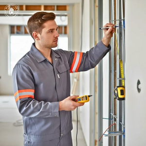 Combinaison de travail unisexe noire en Nomex avec bandes réfléchissantes, légère, respirante, uniforme de sécurité TAGCO SAFETY - Product Image 4