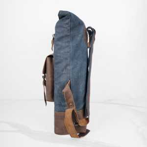 Newest Design Unisex Waterproof Canvas Sports <b>Backpack</b> Arcuate Shoulder Strap Zipper <b>Lightweight</b> Multi-functional Professional - Product Image 4