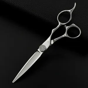 Ciseaux de barbier professionnels pour la coupe de cheveux, ciseaux à bords tranchants, ciseaux japonais en acier inoxydable, ciseaux à effiler - Product Image 2