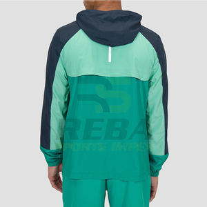 Conjunto de chaqueta y pantalones cortavientos, ropa informal para exteriores, conjunto cortavientos para hombre, ropa deportiva resistente al agua, traje cortavientos. - Product Image 6