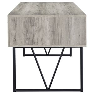 Escritorio para computadora con 4 cajones Sonoma Grey Driftwood - Product Image 5
